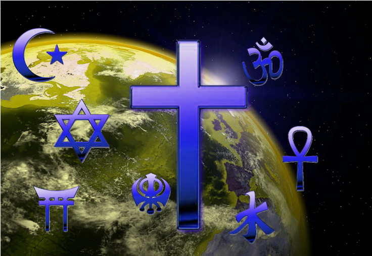What is the primary difference between Christianity and all other world religions?