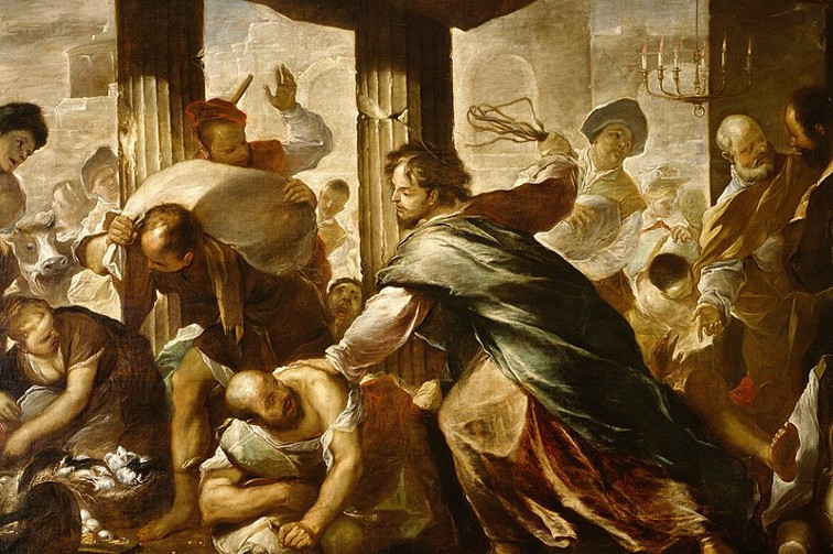 If Jesus never sinned, how do you explain turning over the money-changers tables in the temple?